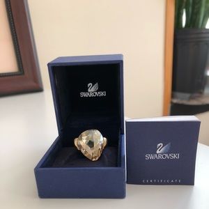 Swarovski Gold&Crystal ring